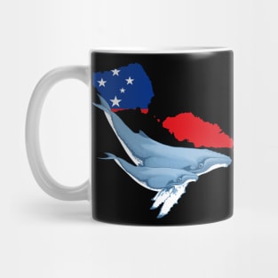 Humpback Whales Samoan Flag Mug